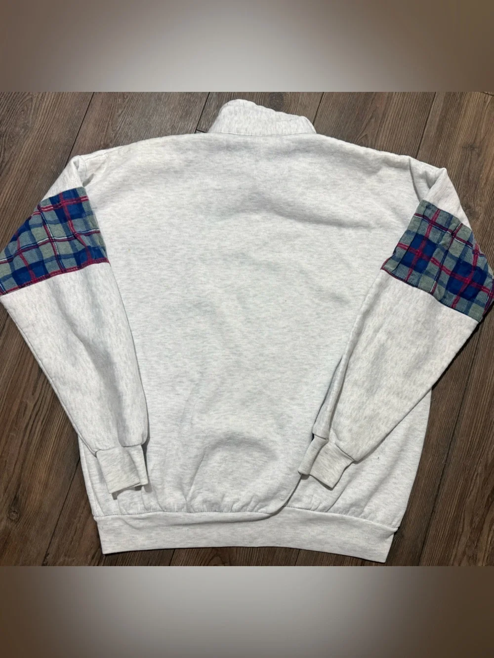 Vintage 80s Alcatraz Sporting Club Looney Tunes Plaid Sweatshirt XL Made In USA
